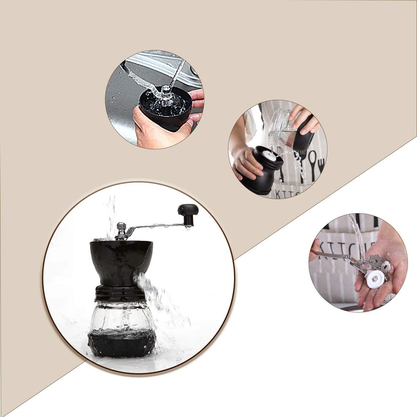 BrewMill™ Ceramic Manual Coffee Grinder