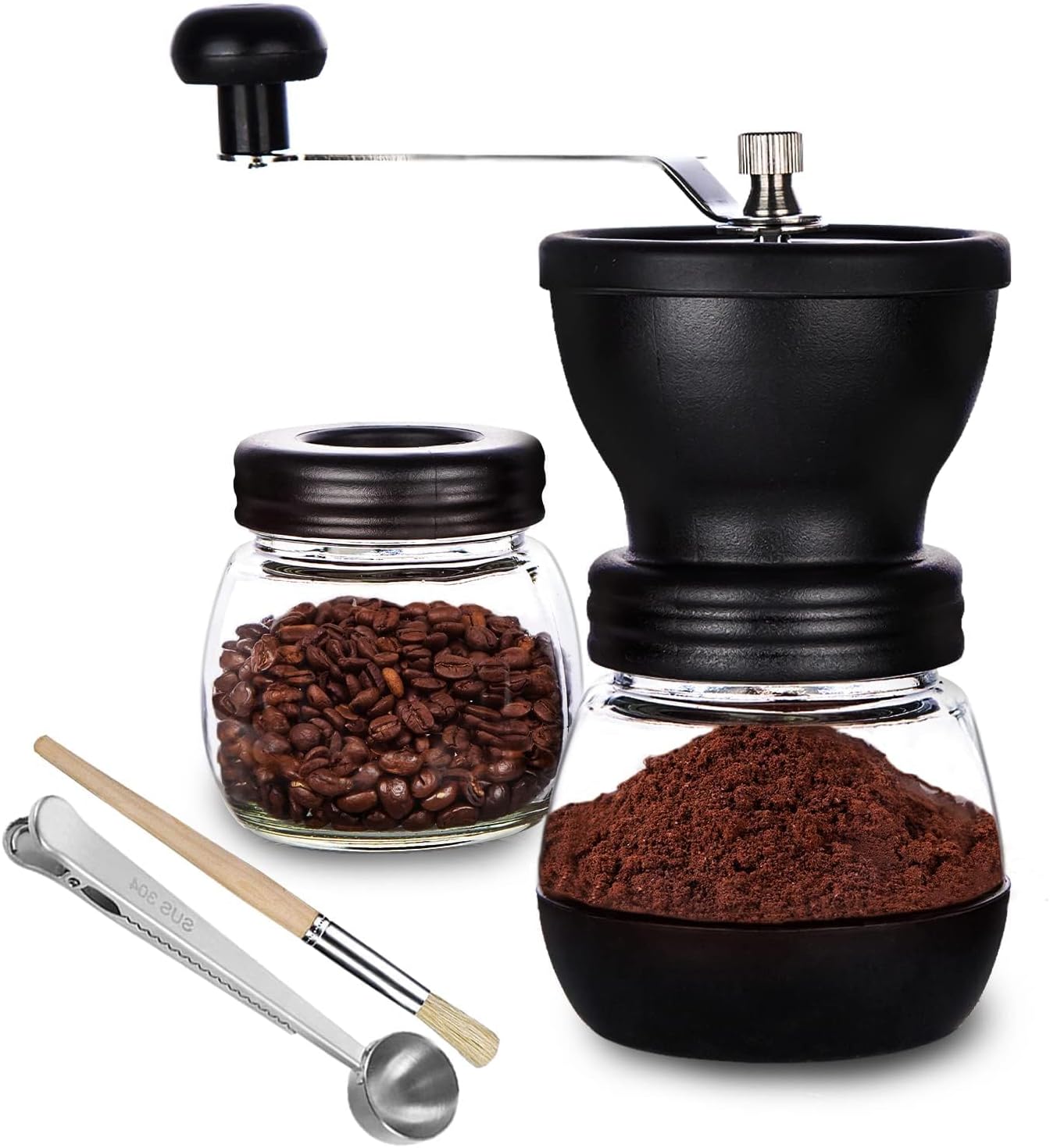 BrewMill™ Ceramic Manual Coffee Grinder