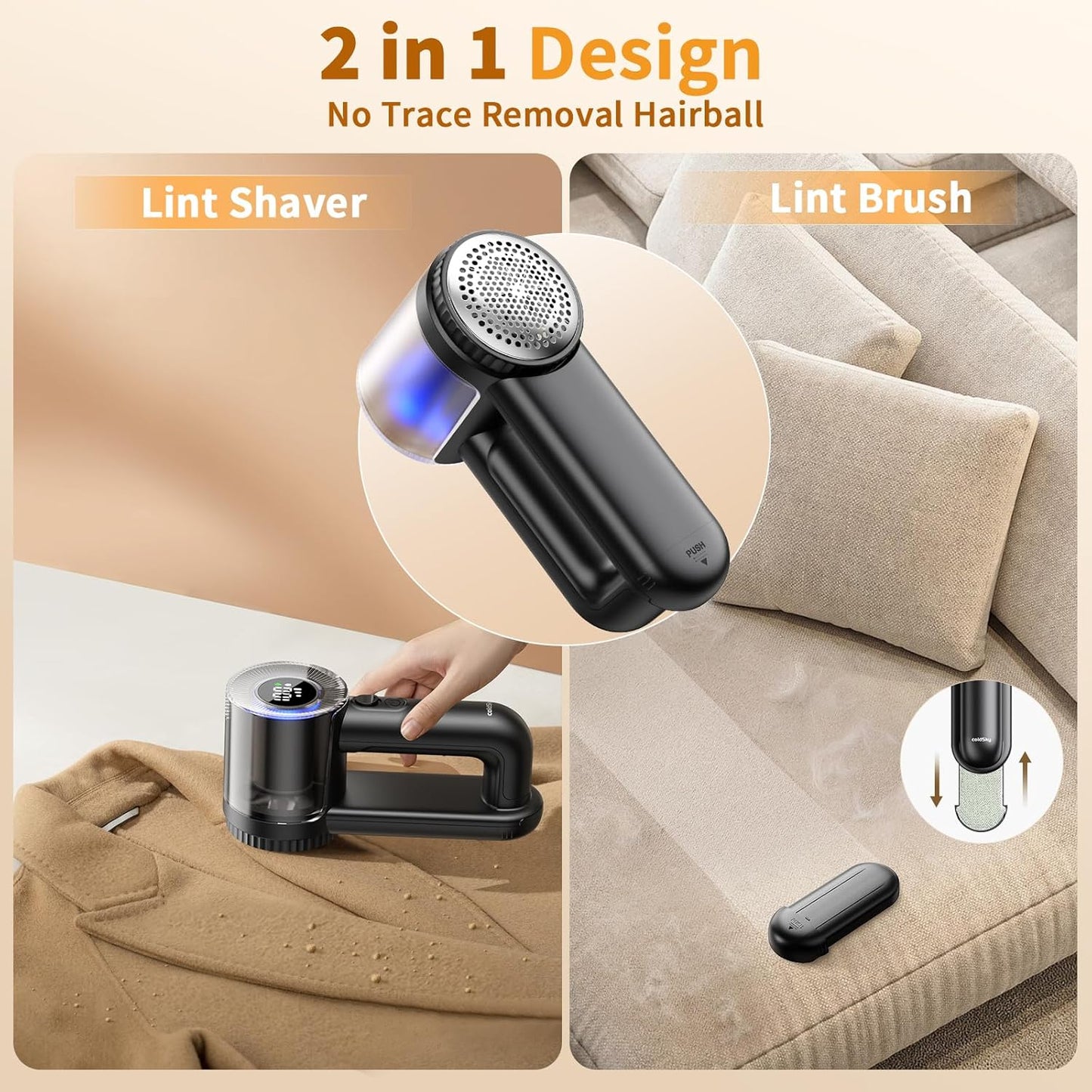 LintClean™ Rechargeable Lint Remover